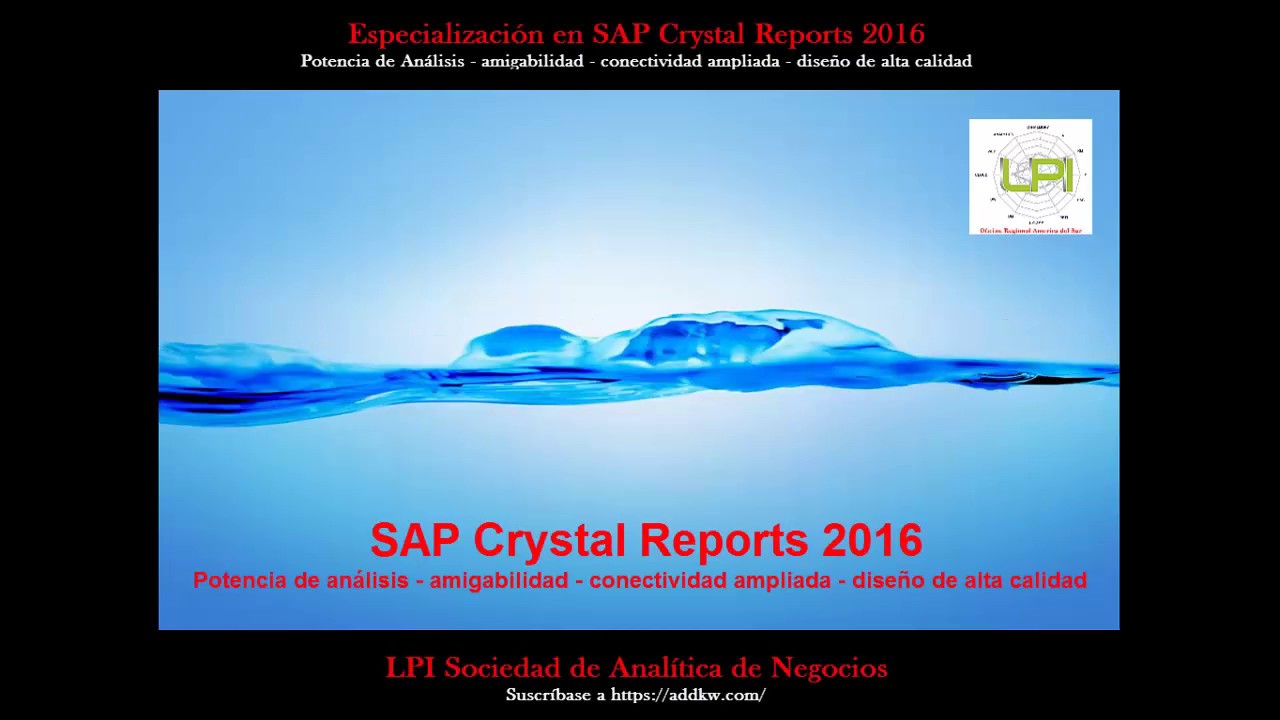 sap crystal reports 2016